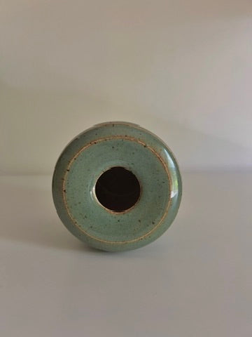 Green Speckle Vase