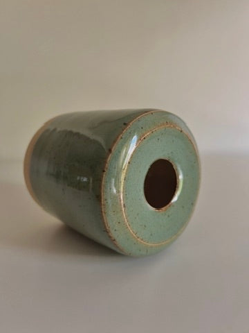 Green Speckle Vase