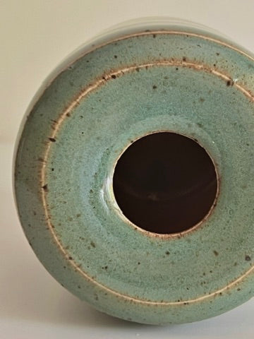 Green Speckle Vase